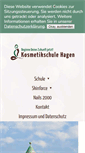 Mobile Screenshot of kosmetikschule-hagen.de